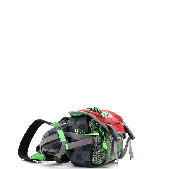 Buckle Flap Chest Strap Backpack Gg #194821G10B - Picture 2 of 6